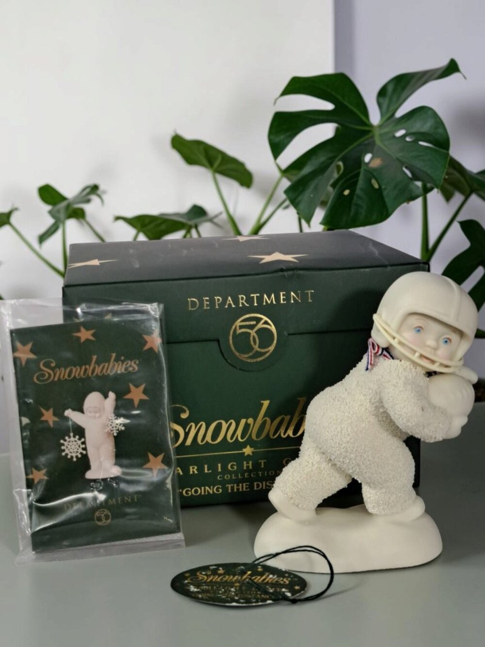 Dept 56 Snowbabies GOING THE DISTANCE  baseball 2002 NIB
